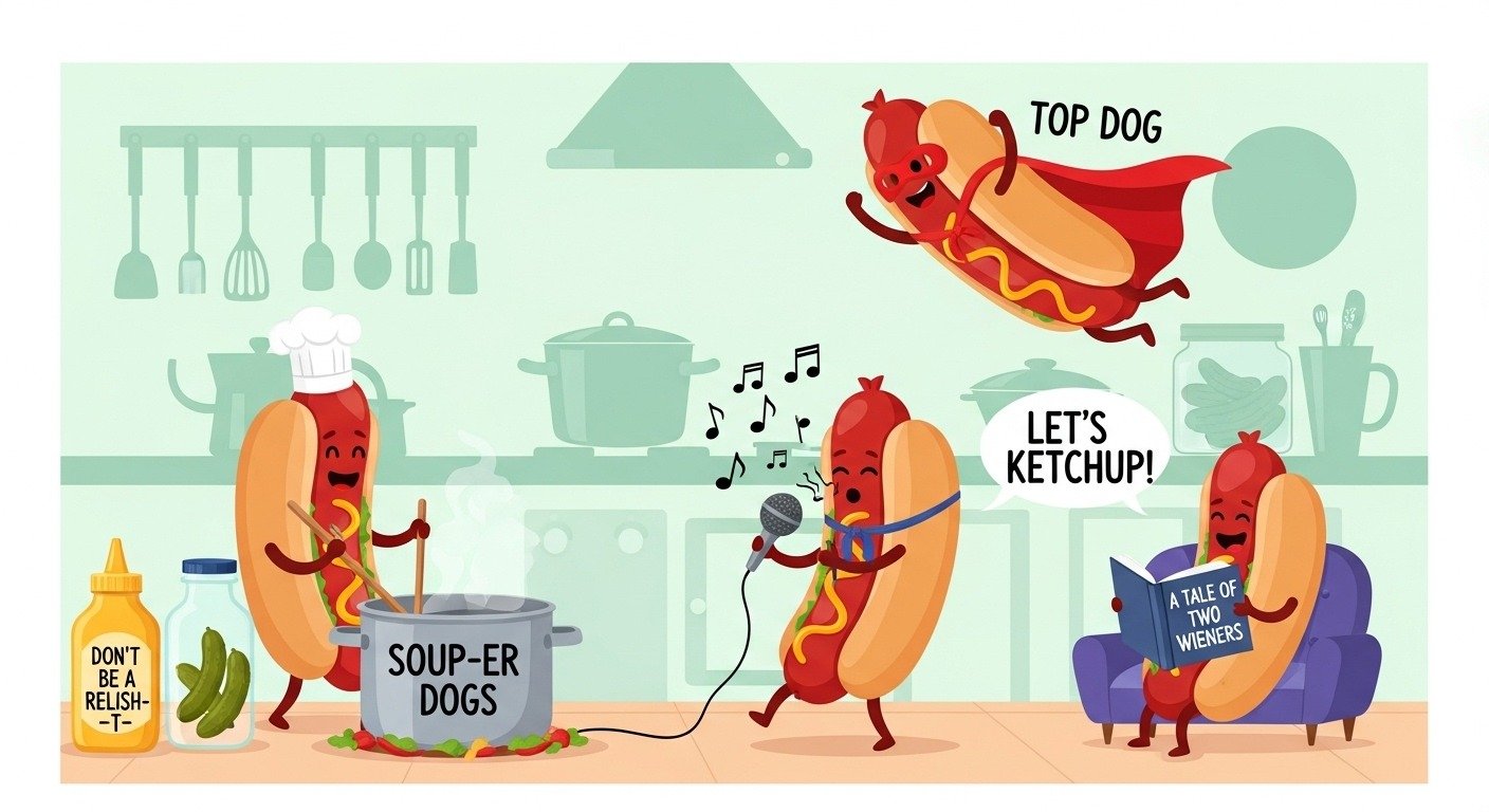 hot dog puns