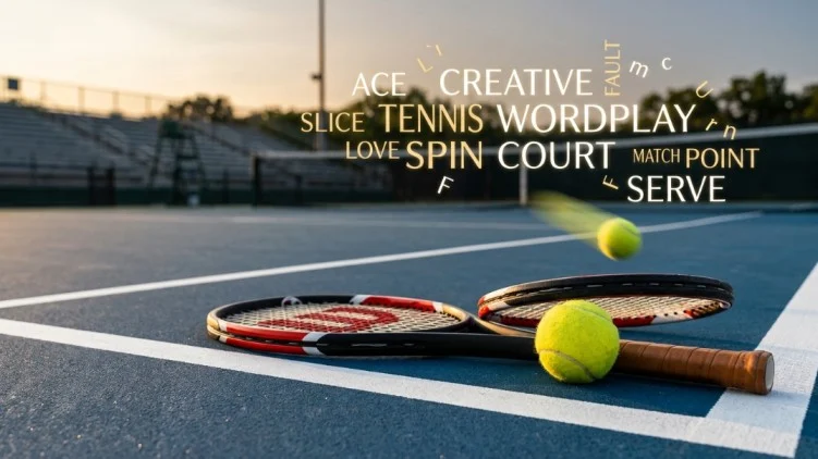 Creative Tennis Wordplay Sentences