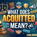 what does acquitted mean