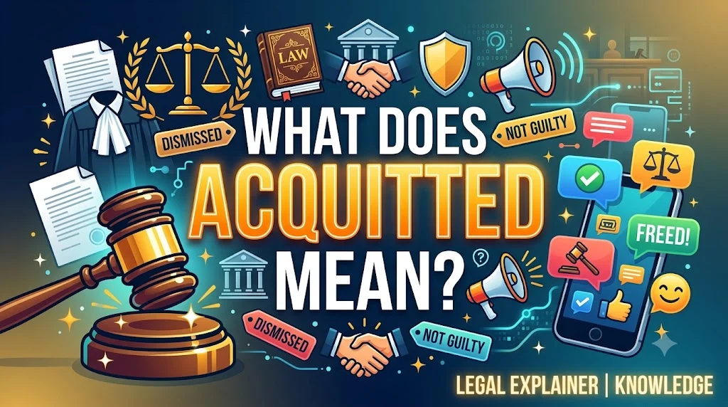 what does acquitted mean