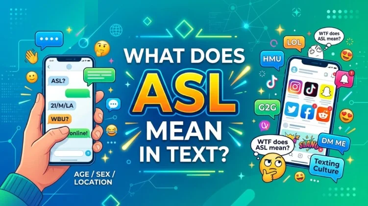 what does asl mean in text