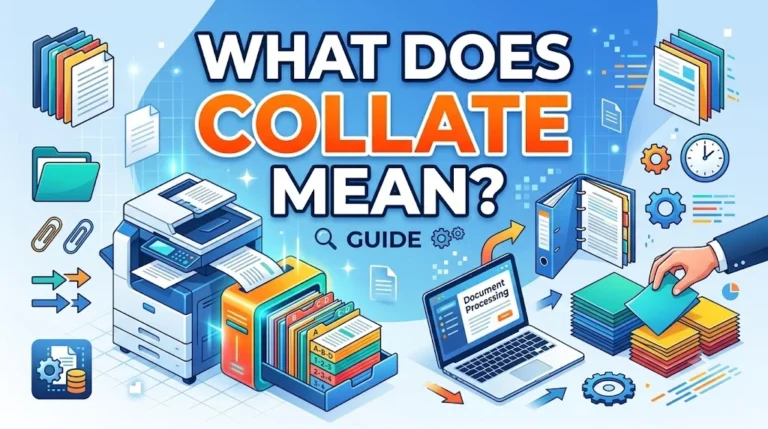 what does collate mean