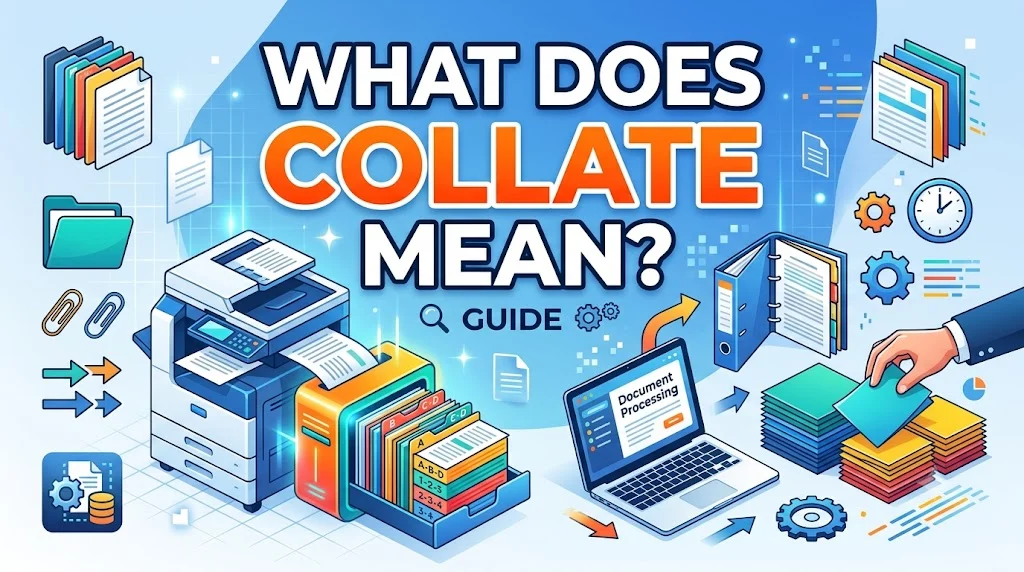 what does collate mean