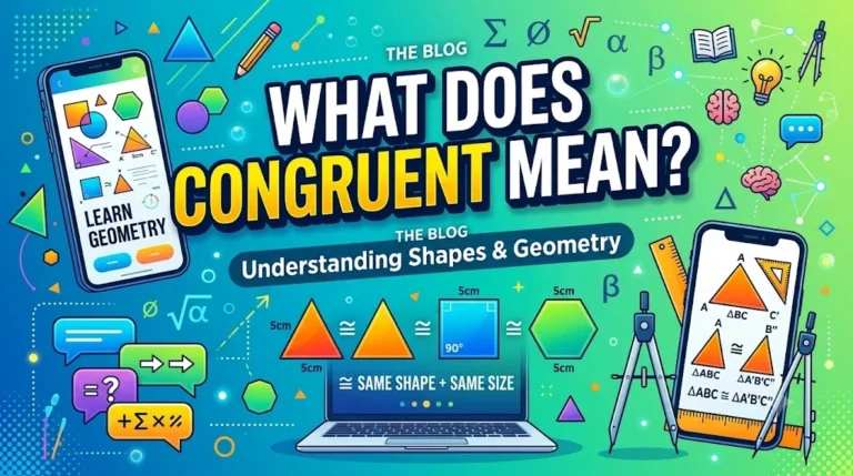what does congruent mean