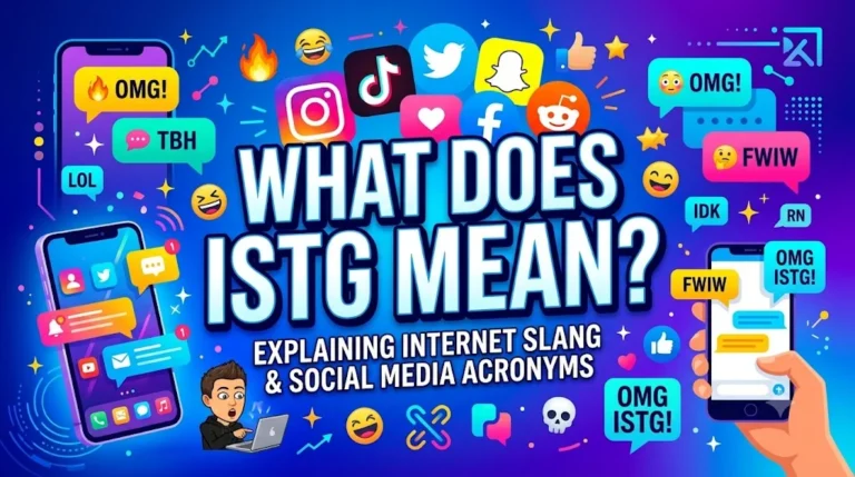 what does istg mean