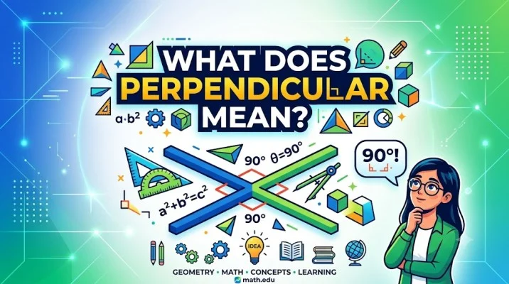 what does perpendicular mean