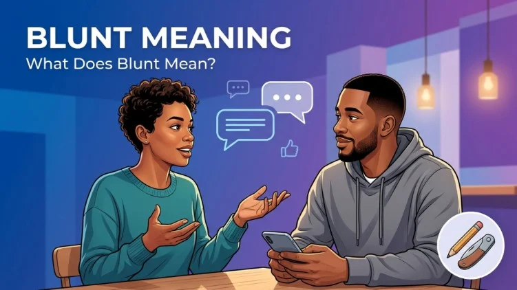 blunt meaning