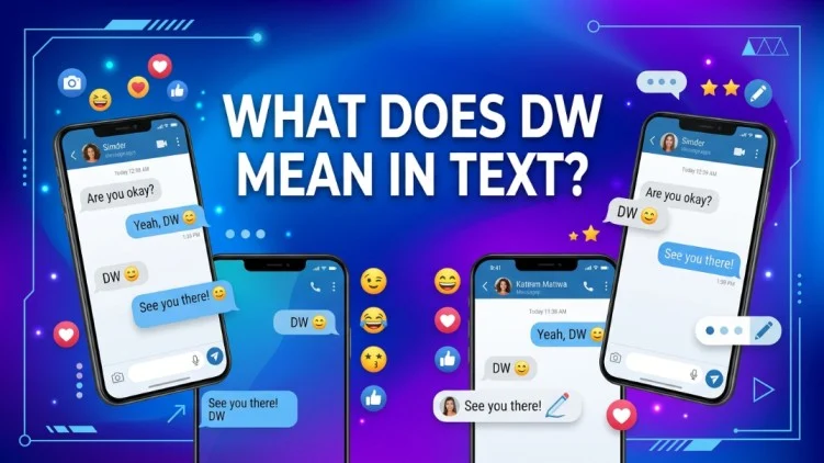 what does dw mean in text